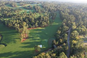 Augusta National 11th Back Morning Aerial
